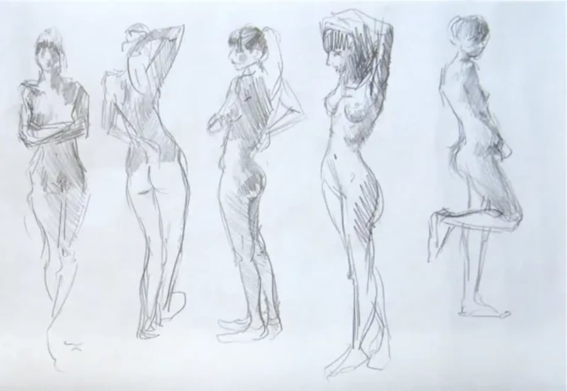 Life Drawing at The Clapton Hart