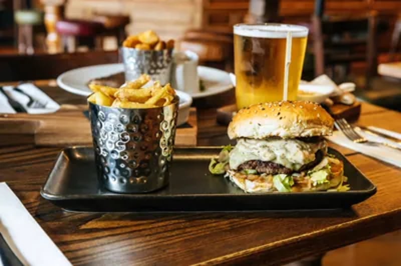 Enjoy two burgers for the price of one every Monday at The Peacock