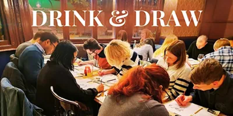 Drink & Draw - first Wednesday of every month