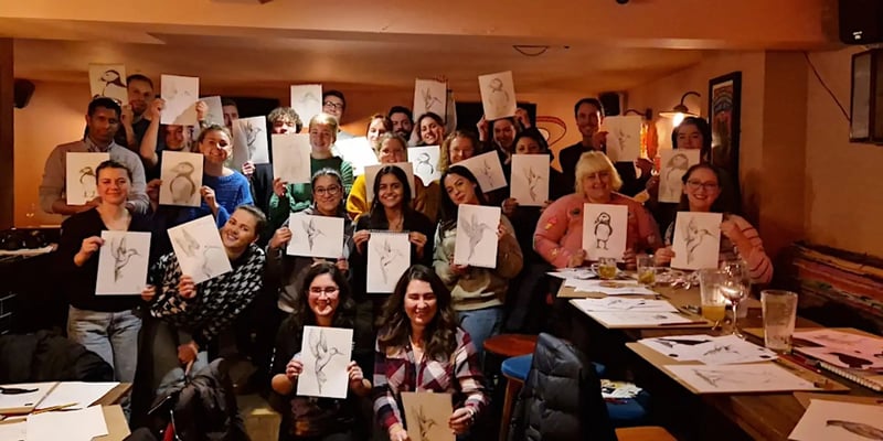Drink and Draw at the BBC