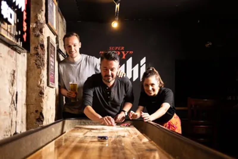 Every Day I'm Shuffling! Get gaming in Shoreditch with our brand new Shuffleboard!