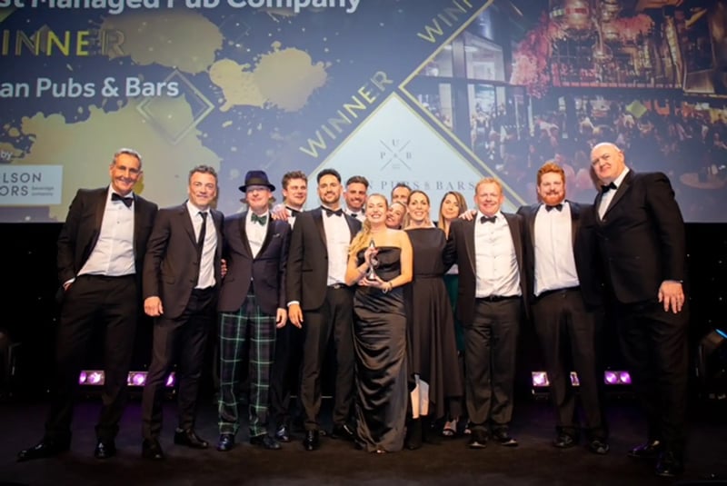 For the second time in four years our company has been voted as the Best Managed Pub Company at our Annual Publican Awards.