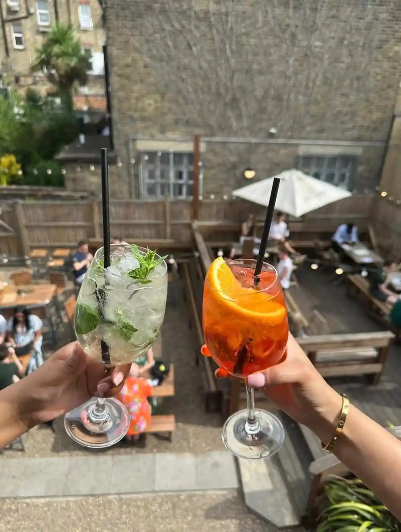 Aperol or Hugo? We’ve got you! Come join our beer garden for drinks in the sun 🍹🌞