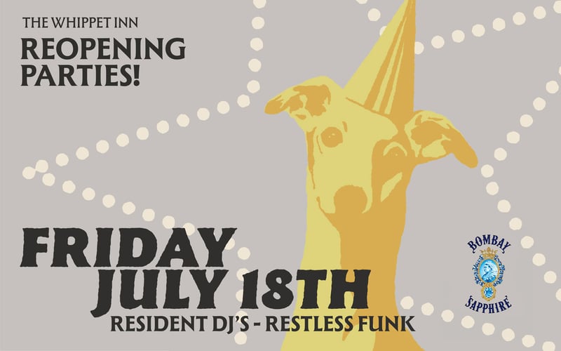 Celebrate the relaunch of The Whippet with two days of partying at your beloved local.