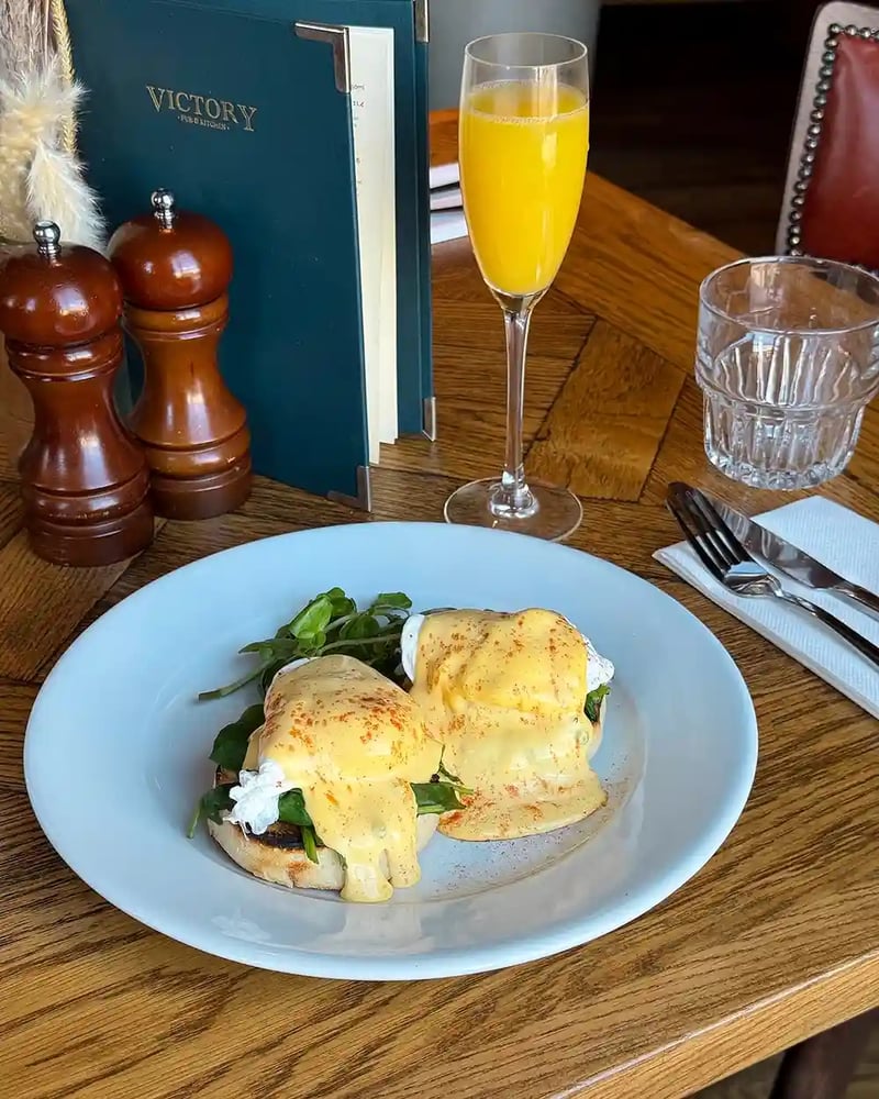 Feast your eyes on our Eggs Florentine - available on our breakfast menu 😍🍳