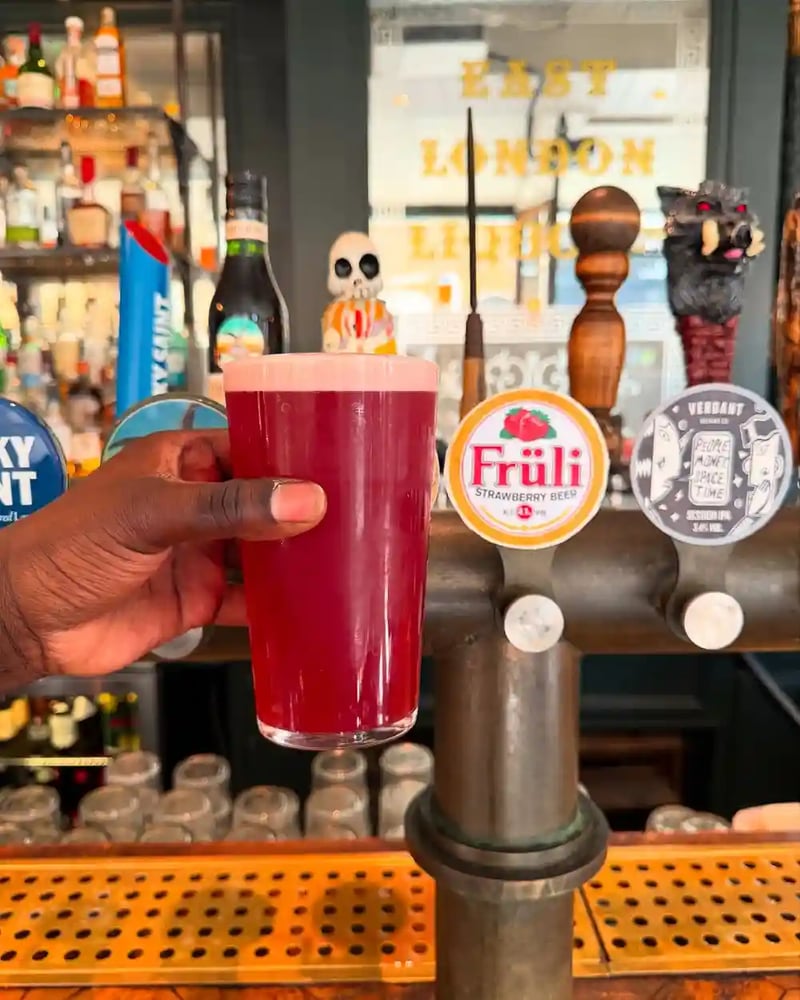 The rumours are true… we now have  Fruli- strawberry beer in for a limited time… perfect drink for the lovely sun we have this weekend ☀️