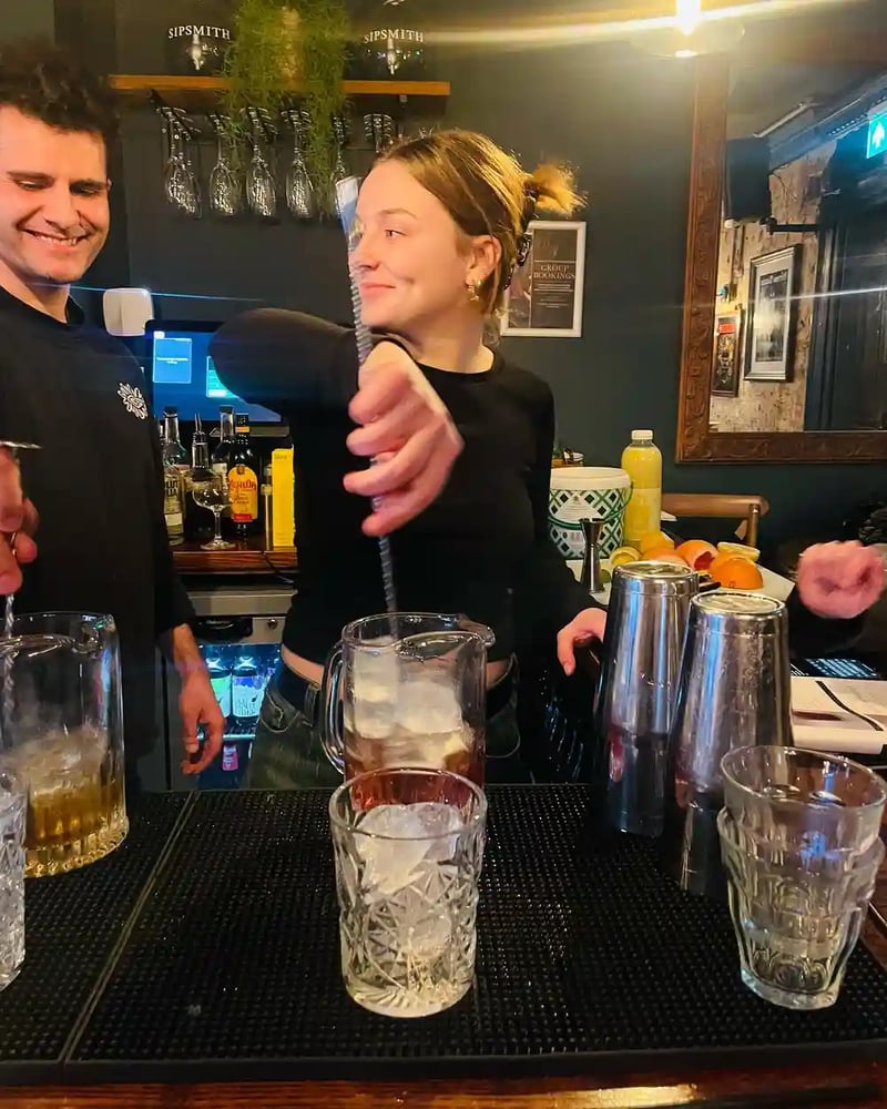 Day 2 of training for the 🐘 & 🏰 is in full swing! 
.

Today saw lots of cocktails being made 🍸 
Tasted all of our stunning burgers & wings 🦃🍔
Wine training with @maisonmirabeau 🍷 
Communication and teamwork exercises blindfolded🧣

We can not wait to welcome you all in to our beautiful pub next week! 🐘🍻

#elephantandcastle #londonpub #burger #wings #cocktails #se1 #pubgrub #burgersfordays #newopening #newopen #pub #cocktails #drinks #bar #seeyouatthepub