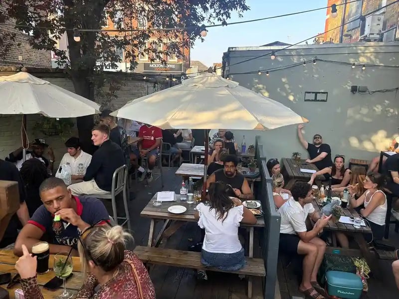 Bank Holiday Monday! 🎉 We are serving roasts, burgers, pizzas and small plates 12 - 9pm! Grab some friends, a table in our beer garden and a jug of spritz - soak up this sunshine ☀️

#bankholidaymonday #bankholidayweekend #summertime #secretgarden #spritz #roastdinner .#pubsoftooting #sw17pubs #wheatsheaftooting