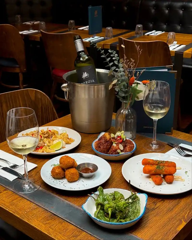 Small plates to share, a bottle of wine, and a great setting… what more could you want?