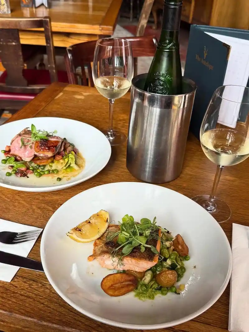 Our Sea Trout special is a delicious addition to the menu, full of flavour and pairs very well with a crisp glass of white wine 🍽️👌🏼