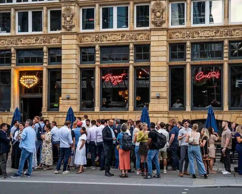 The only meeting you need today: you + your work peers + a cold one at our bar 😉