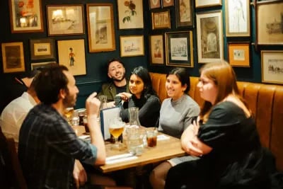 The Red Setter Pub is your go-to destination for unforgettable group gatherings and events in Battersea. Whether you're planning a lively birthday bash, a cosy family reunion, or a corporate event with a twist, our inviting ambience and tailor-made packages promise an experience like no other. Don't let another day slip by! Enquire today, and let's start planning your party!