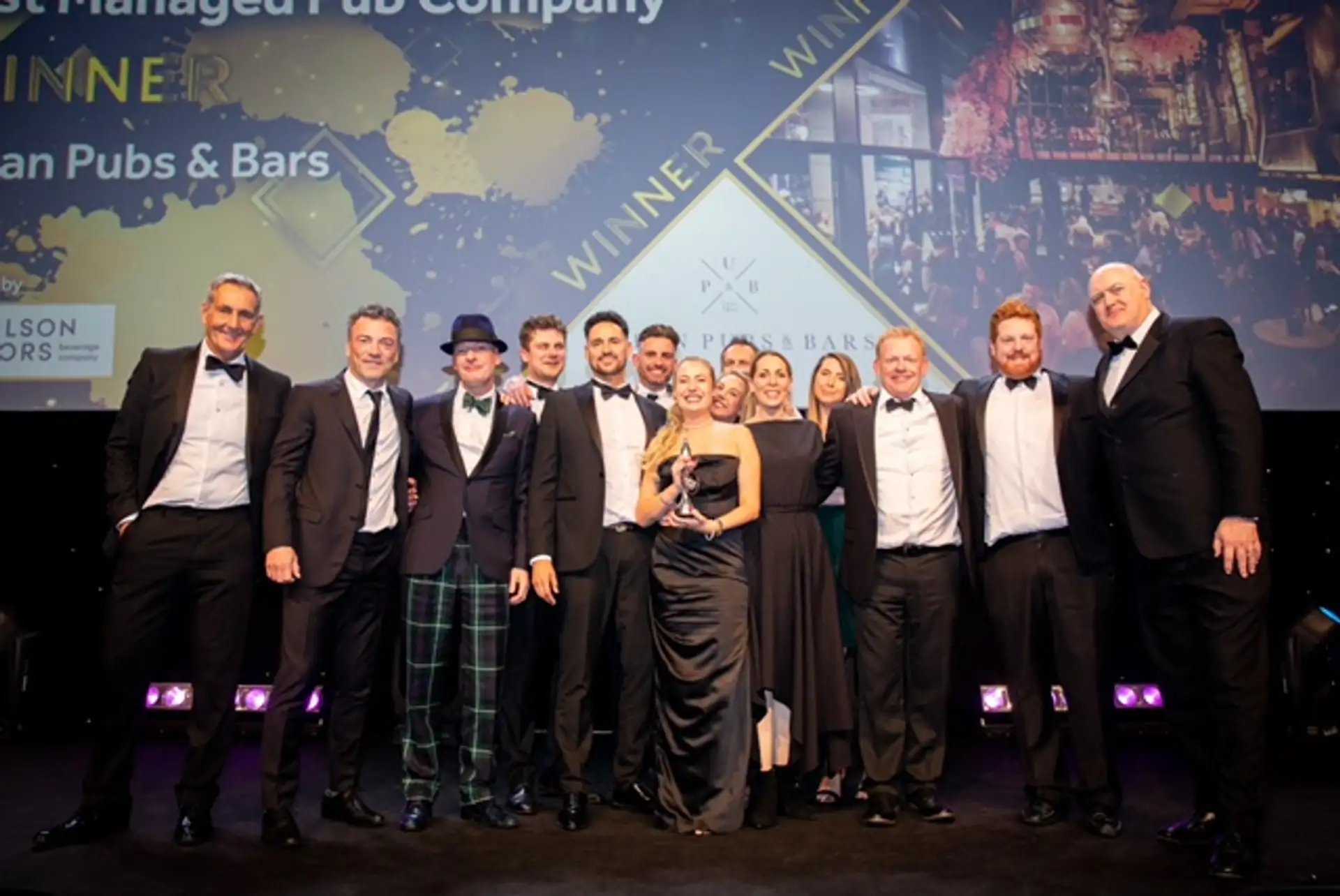 For the second time in four years our company has been voted as the Best Managed Pub Company at our Annual Publican Awards.