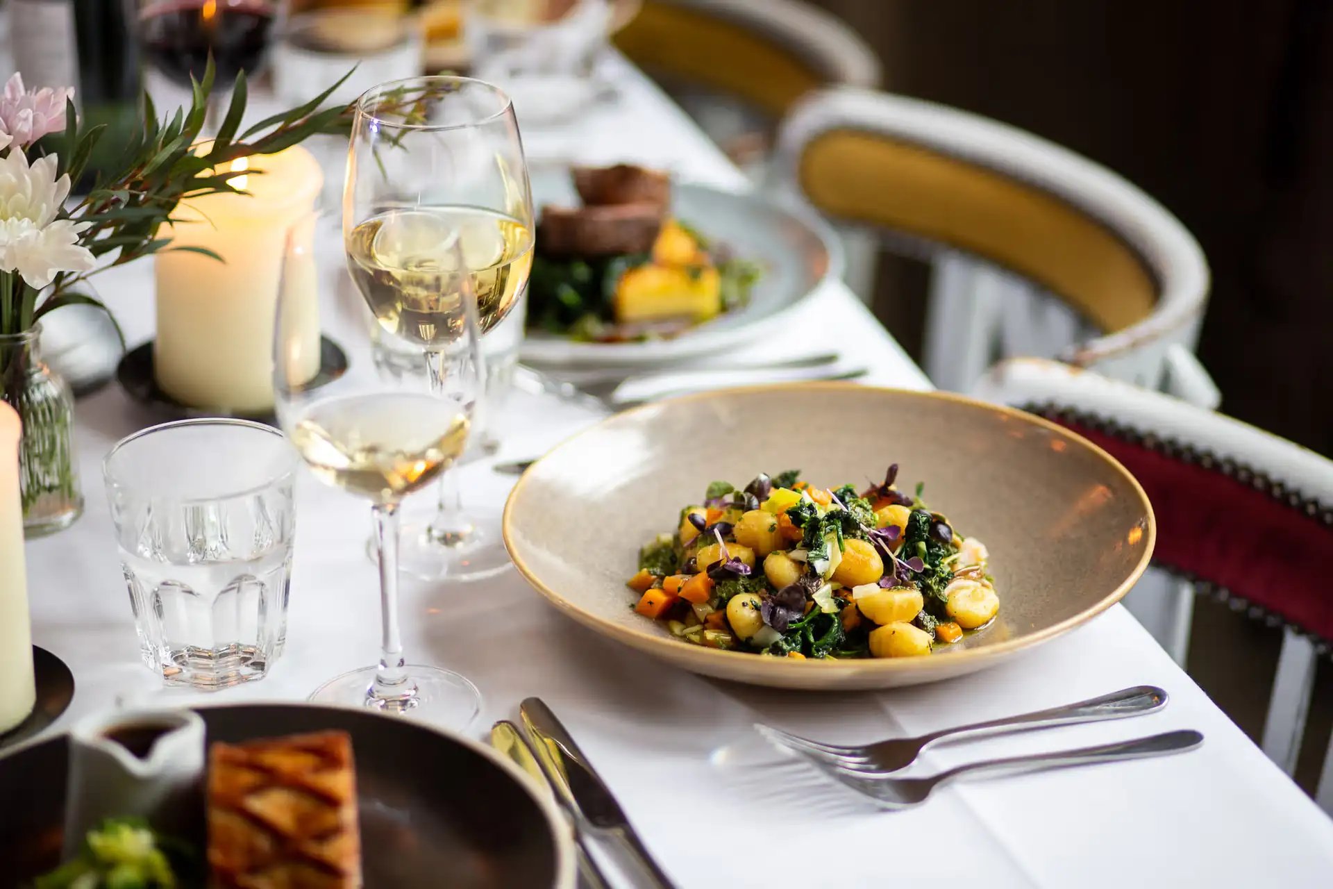 The Railway menus section image - Weddings