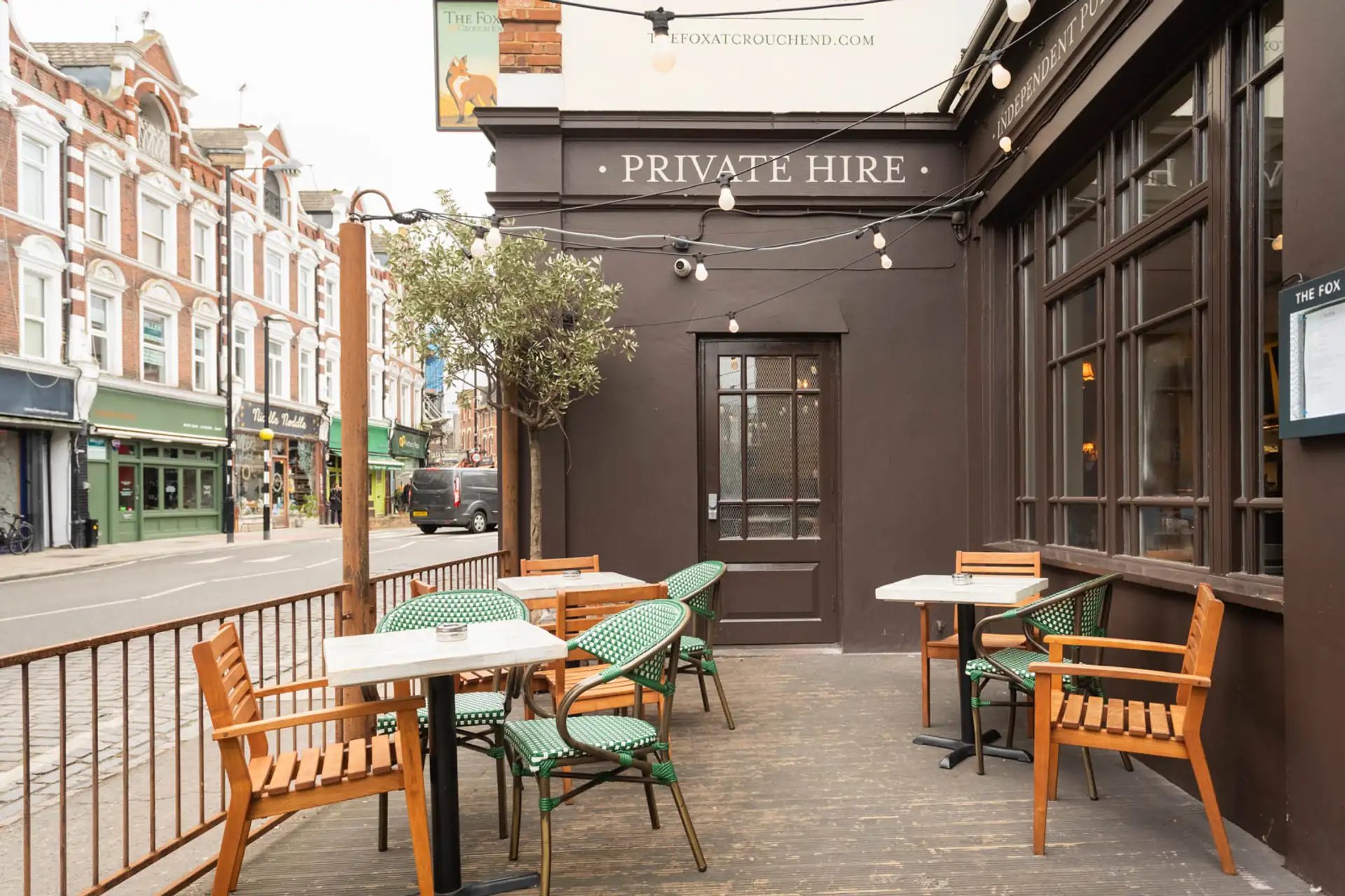 Fox at Crouch End - Terrace  gallery - Private hire spaces