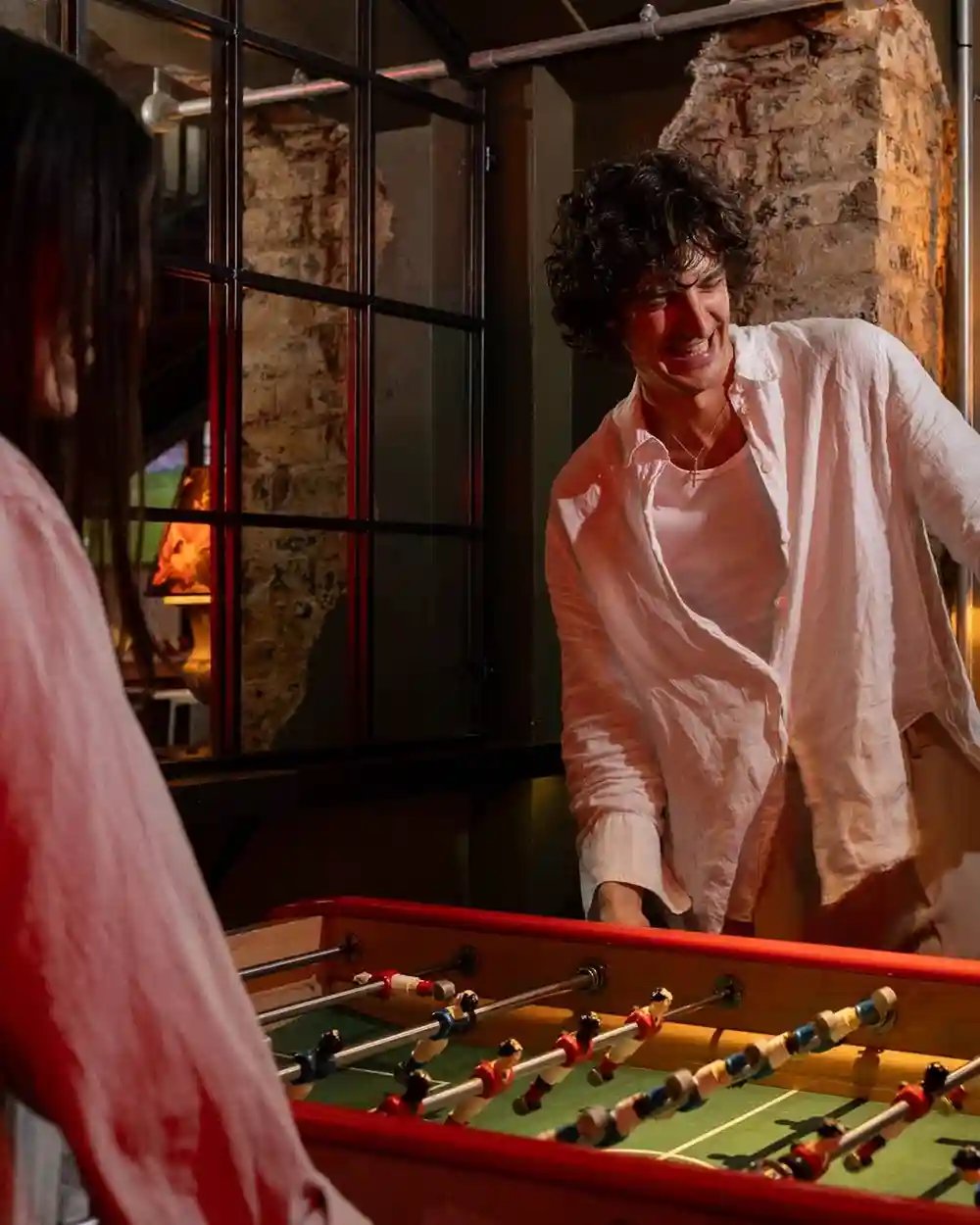 Has the return on the Premier League got you feeling competitive? 

Then grab your mates and go head to head with a game of foosball ⚽