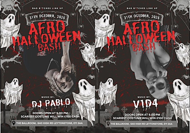Join us in Leytonstone for East London's hottest Halloween party!