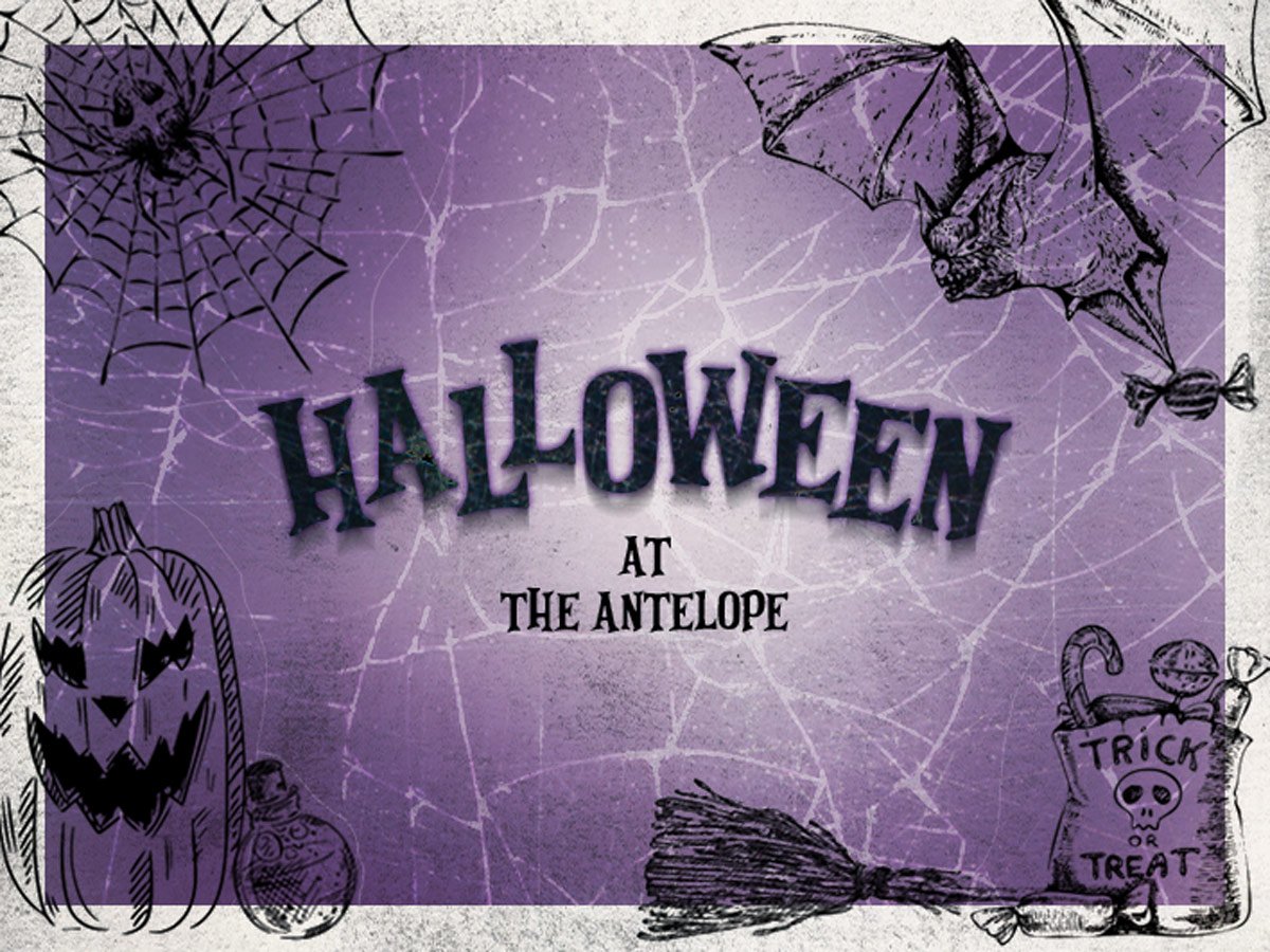 Come down to The Antelope to celebrate spooky season as we turn down the lights and turn up the vibe. 