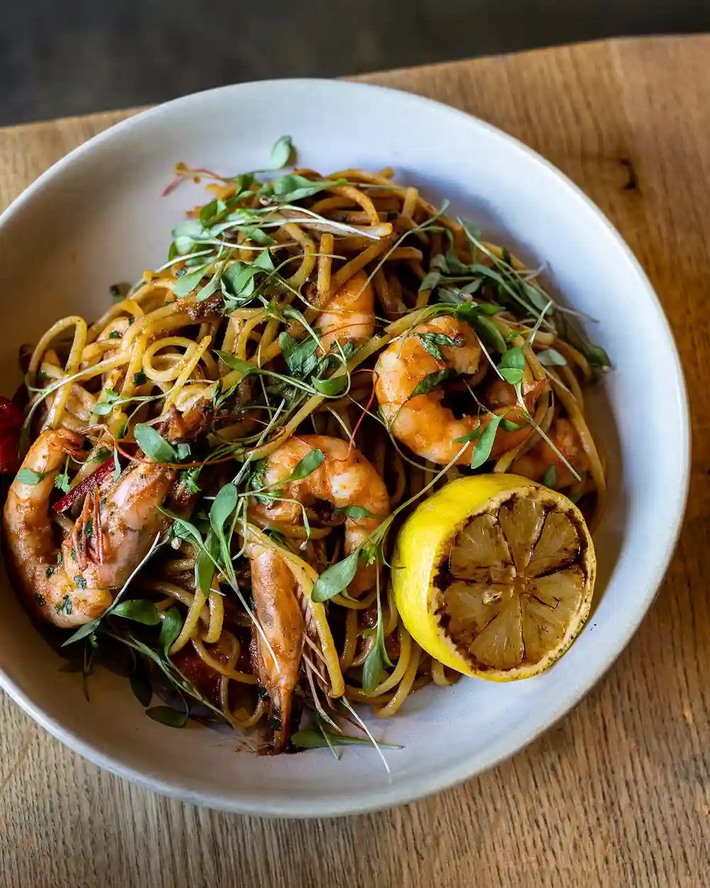 Calling all seafood lovers! Feast on our King Prawn Linguine, with cherry tomatoes and lobster bisque 🦐

Trust us, it won’t disappoint 🍽️